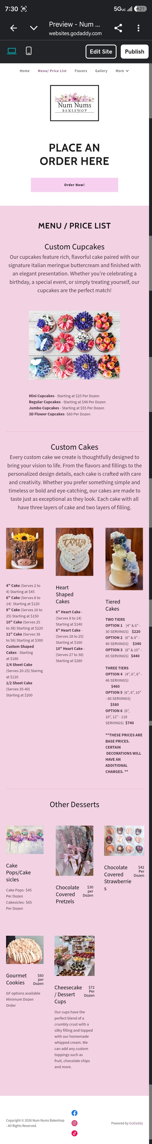 Custom decorated cake